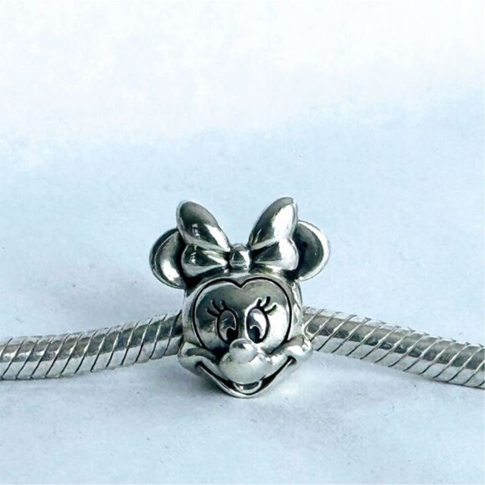 Retired Pandora Disney Minnie Mouse 791587 One Size Sterling Silver Charm